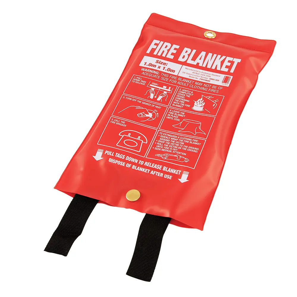 Fire Blanket (includes protective soft plastic pouch) AS/NZS 3504