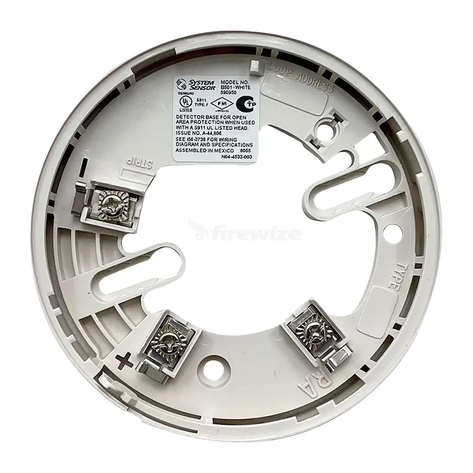 Notifier/System Sensor: Detector Base, Addressable (B501AUS)